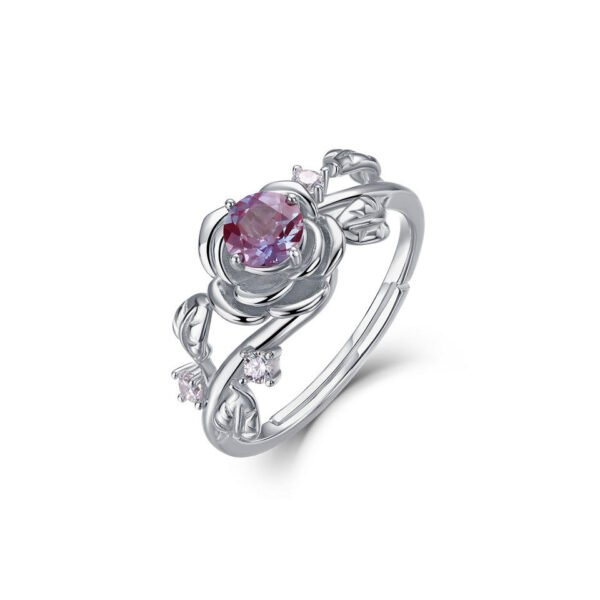 rose alexandrite ring