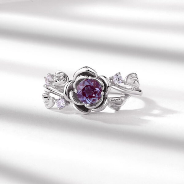rose alexandrite ring – Image 2