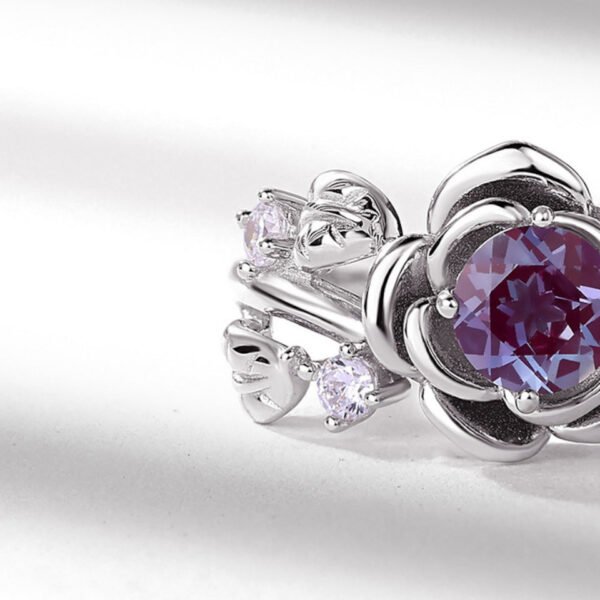 rose alexandrite ring – Image 3