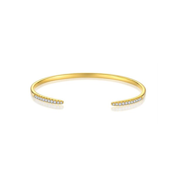 18k gold plated zirconia bracelet