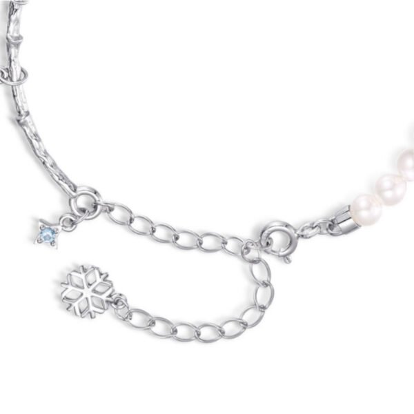 snowflake pearl bracelet – Image 3