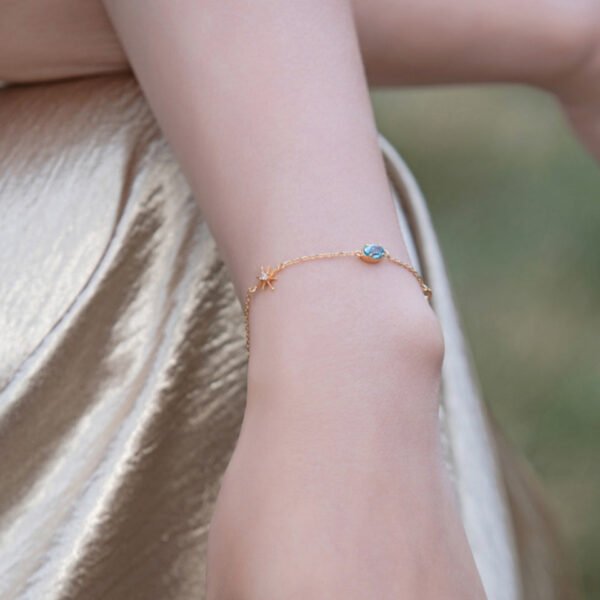 blue topaz bracelet – Image 2
