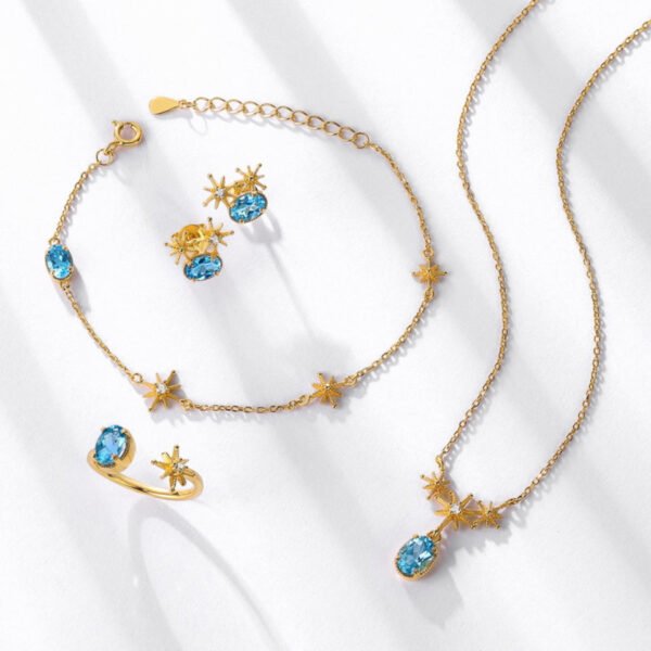 blue topaz bracelet – Image 3