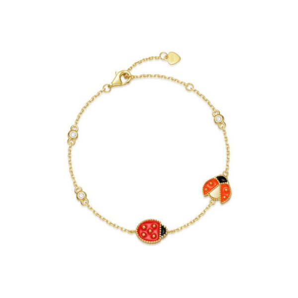 lucky ladybug gold bracelet