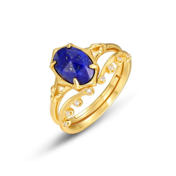 lapis lazuli gold ring