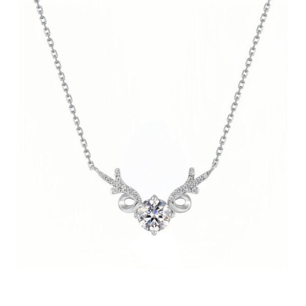 elk pendant collarbone necklace