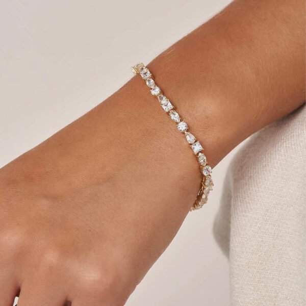 luxury diamond tennis bracelet – Image 2