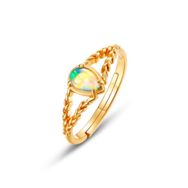 vintage lace opal ring