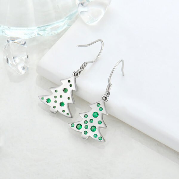 christmas tree earrings – Image 4